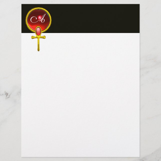 ROUGE TALISMAN MONOGRAS rubis noir clair (Devant)