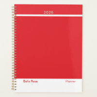 Rouge vif minimaliste