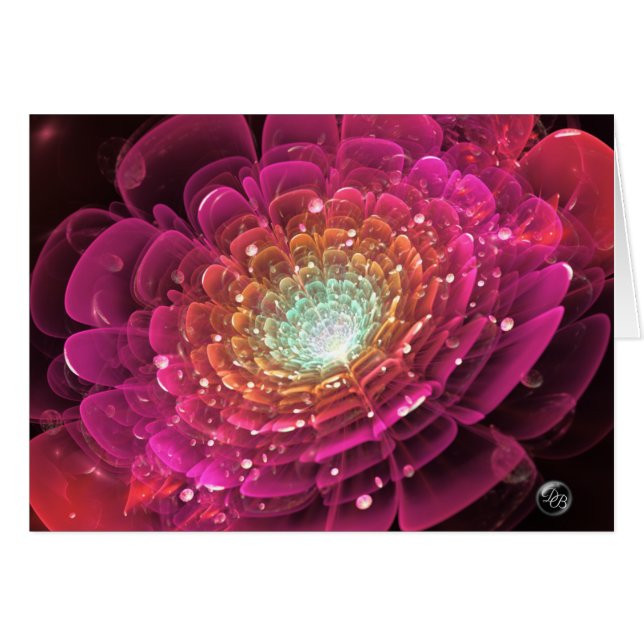 Rougeoyer rose s'est levé dans la peinture unique (Devant horizontal)