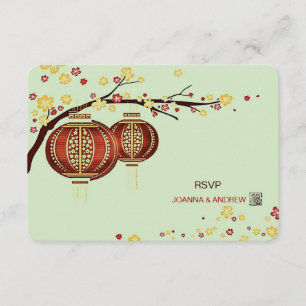 Rouges d'or Cerisier Arbre Fu Chinois RSVP