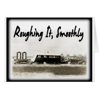 Roughing le sans à-coup dans la remorque vintage