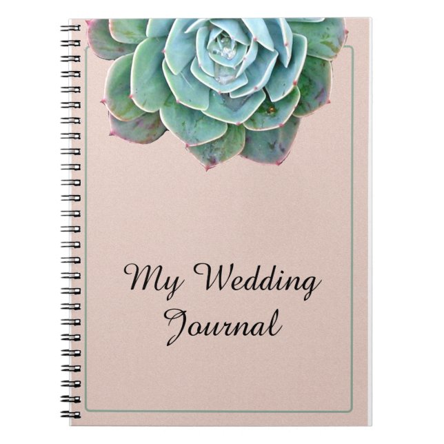 Rougissent le journal succulent de mariage (Devant)