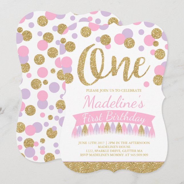 Rougissent le rose et la ?ère invitation (Devant / Derrière)