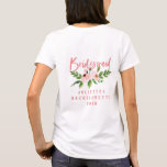Rougissent le T-shirt floral d'aquarelle de<br><div class="desc">Rougissent le bachelorette floral rose de demoiselle d'honneur ou la conception nuptiale d'aquarelle de douche. La manière coordonnée parfaite de célébrer votre mariage prochain, ou T-shirt pour porter tout en étant prêt pour votre grand jour. Facilitez votre vie avec ce cadeau de mariage réfléchi pour votre ami, soeur, maman, tante,...</div>