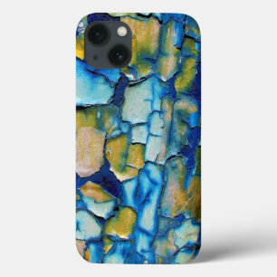Rouille Bleue Et coque ipad De Peinture À Chip Or