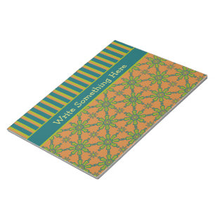 Rouille Tribale, Vert, Bloc-notes Turquoise ou Jot