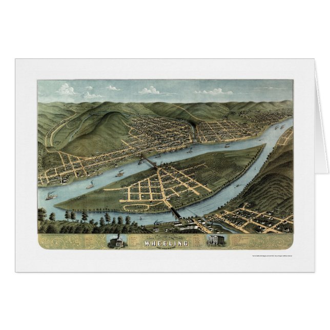 Roulant, carte panoramique de WV - 1870 (Devant horizontal)