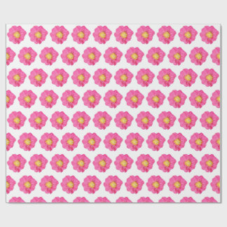Rouleau de papier cadeau botanique Pivoine rose