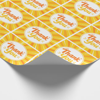 Rouleau de papier d'emballage cadeau motif Merci