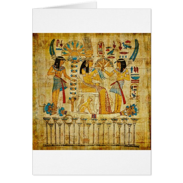 Rouleau Heirogliphics de tapisserie d'Egypte (Devant)