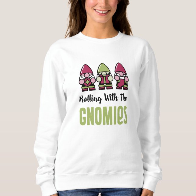 Rouler Avec Le Sweatshirt Gnomies Holiday (Devant)