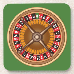 Roulette Roulette dessous de verre personnalisés