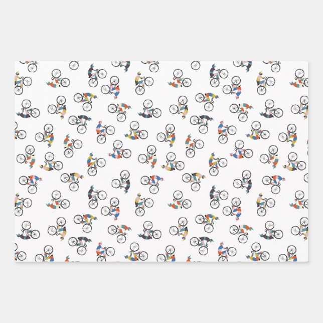 Roulez pour gagner du papier d'emballage pour bicy (Devant)