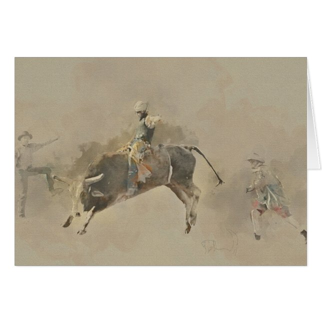 Roulez sur ce taureau (Devant horizontal)