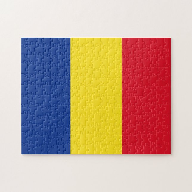 Roumanie Drapeau Jigsaw Puzzle (Horizontal)