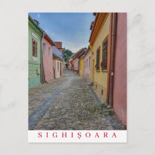 Roumanie Sighisoara Old Town vue carte postale
