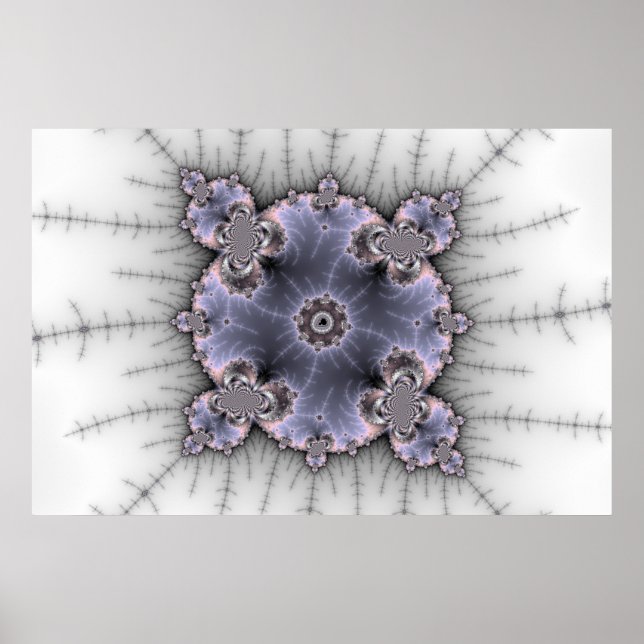 Round Mandelbrot - Poster Fractal (Devant)