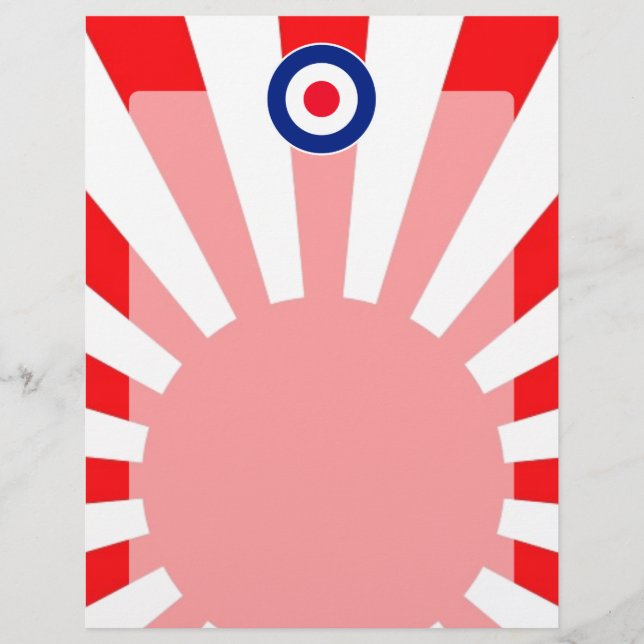 Roundel cible MOD sur l'éclatement du Japon (Devant)