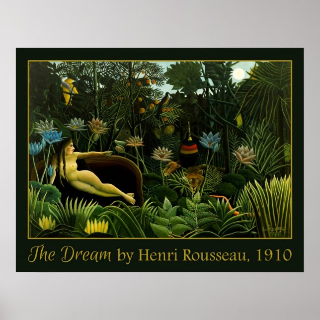 Rousseau’s “The Dream” poster (Devant)