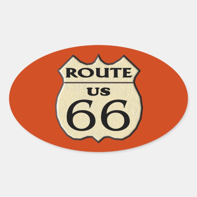 Route 66 - autocollants (Devant)