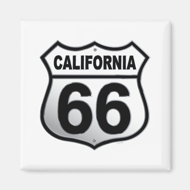 Route 66 California Magnet (Devant)