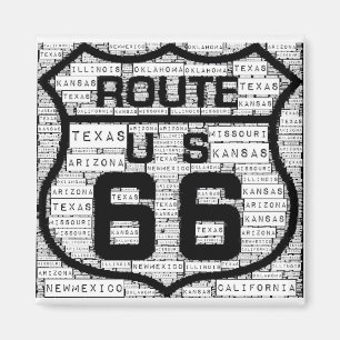 Route 66 États Magnet