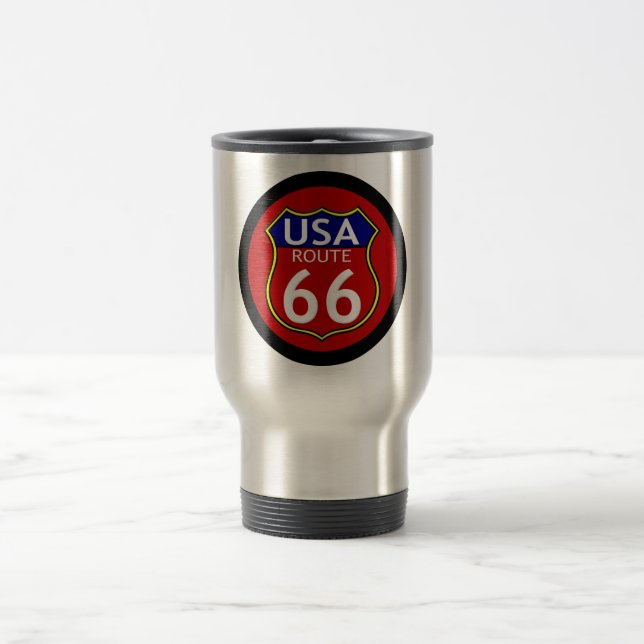 Route 66 Mug de voyage (Centre)