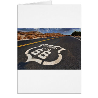 route 66 panneau routier États-Unis canne à canne