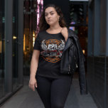 Route 66 Personnaliser Vintage de moto Femmes<br><div class="desc">Personnaliser Moto Vintage Route 66 Ailes T-shirt Femme Plus Taille</div>