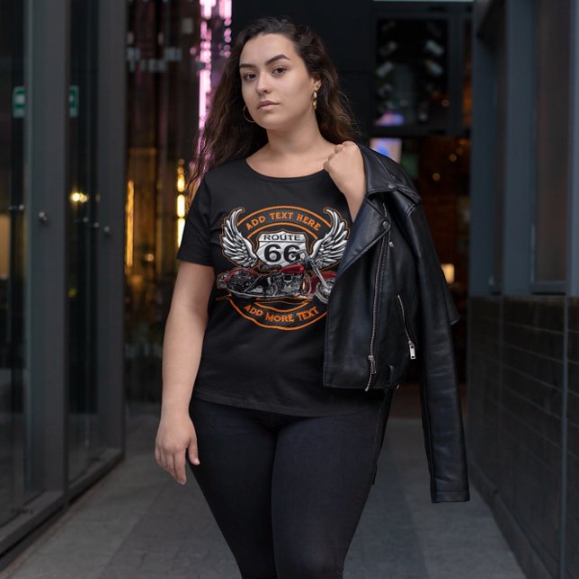 Route 66 Personnaliser Vintage de moto Femmes (Créateur téléchargé)