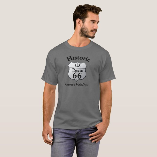 Route 66 — T-shirt (Devant entier)