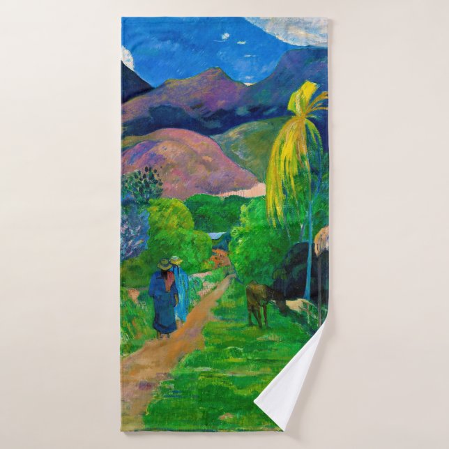 Route à Tahiti, Gauguin (Serviette de bain)