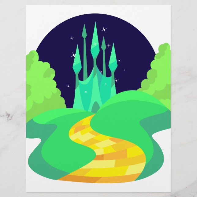 route en brique jaune (Devant)