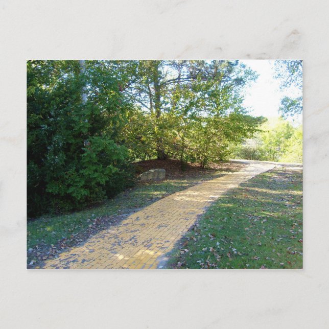 route en brique jaune 3 carte postale (Devant)