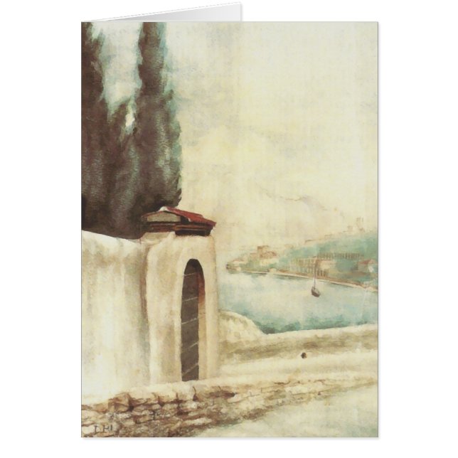 Route Gargnano-San Gaudenzio, D.H. Lawrence (Devant)