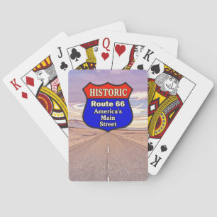 ROUTE HISTORIQUE 66 Cartes de Jeu Classique