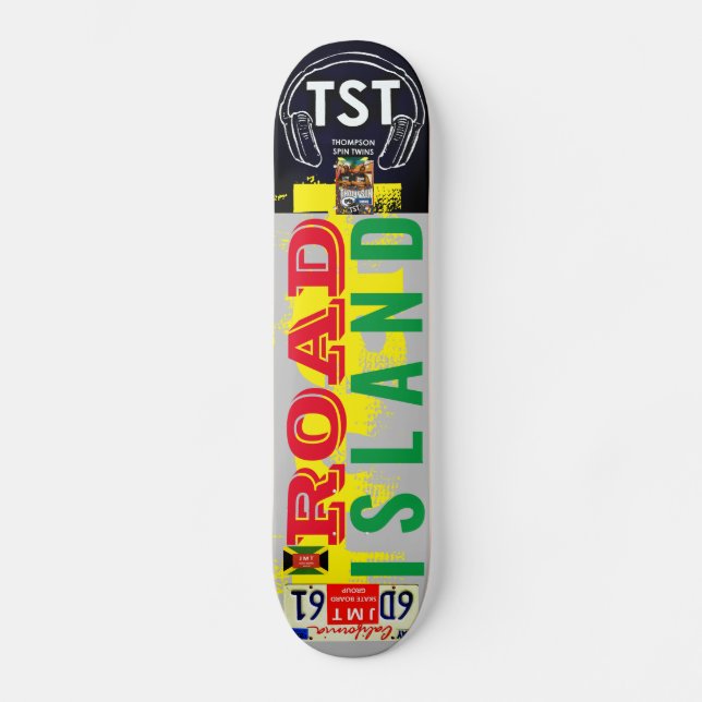 ROUTE ÎLE Skateboard (Recto)