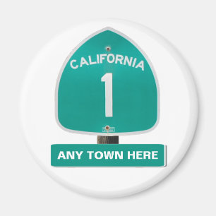 Route personnalisable 1" de CA aimant de toute