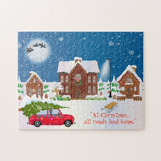 Route vers Christmas_GC - Puzzle Jigsaw (Horizontal)