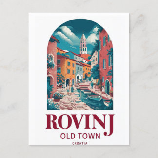 Rovinj, Croatie - Carte postale Beauté Côtière