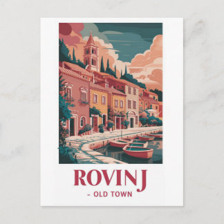 Rovinj, Croatie - Carte postale de beauté côtière 