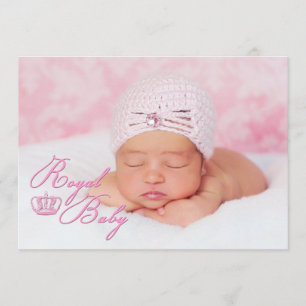 Royal Baby Pink avec Faire-part de naissance de co