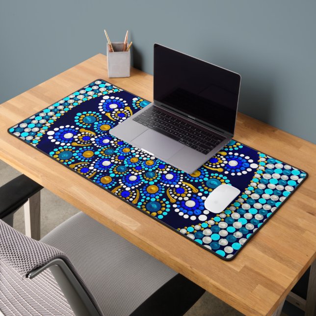 Royal Blue Desk Mat (Bureau 2)