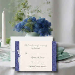 Royal Blue Florentine RSVP