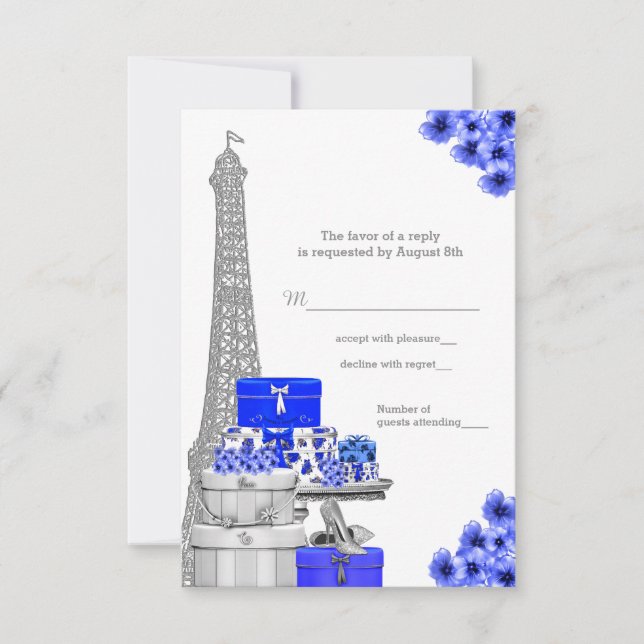 Royal Blue Paris RSVP (Devant)