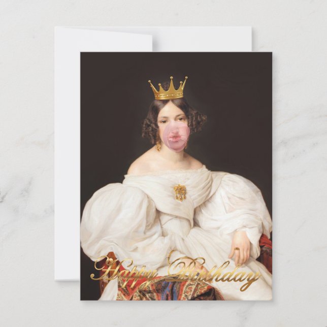 Royal Burst rose bulle gomme Diva Joyeux anniversa (Devant)