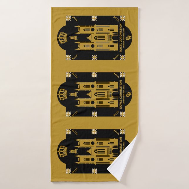 Royal Coronation Abbaye de Westminster (Serviette de bain)