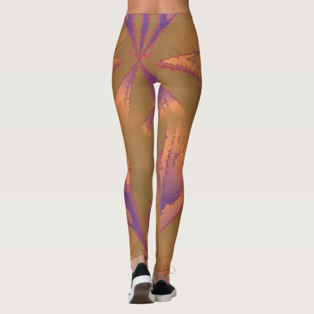 Royal Golden Brown Leggings (Dos)