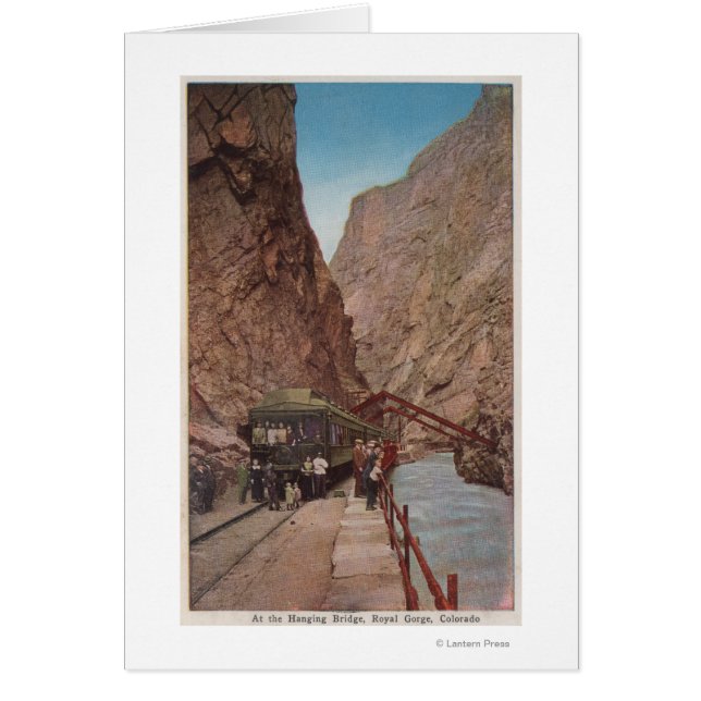 Royal Gorge, CO - Vue du pont suspendu (Devant)