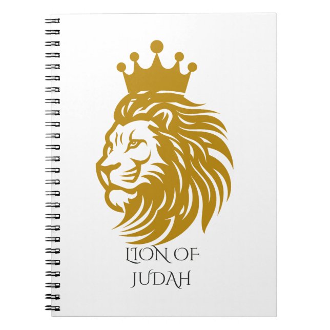 Royal Lion of Judah Faith Journal - Hardcover Note (Devant)
